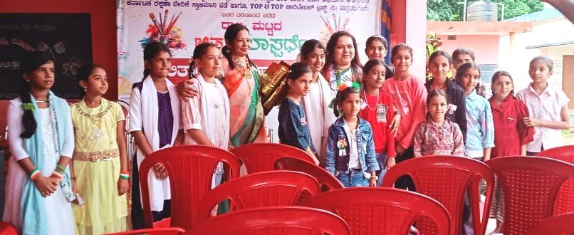 Alevoor Poornaprajna Public School Shines at State-Level Drawing Competition