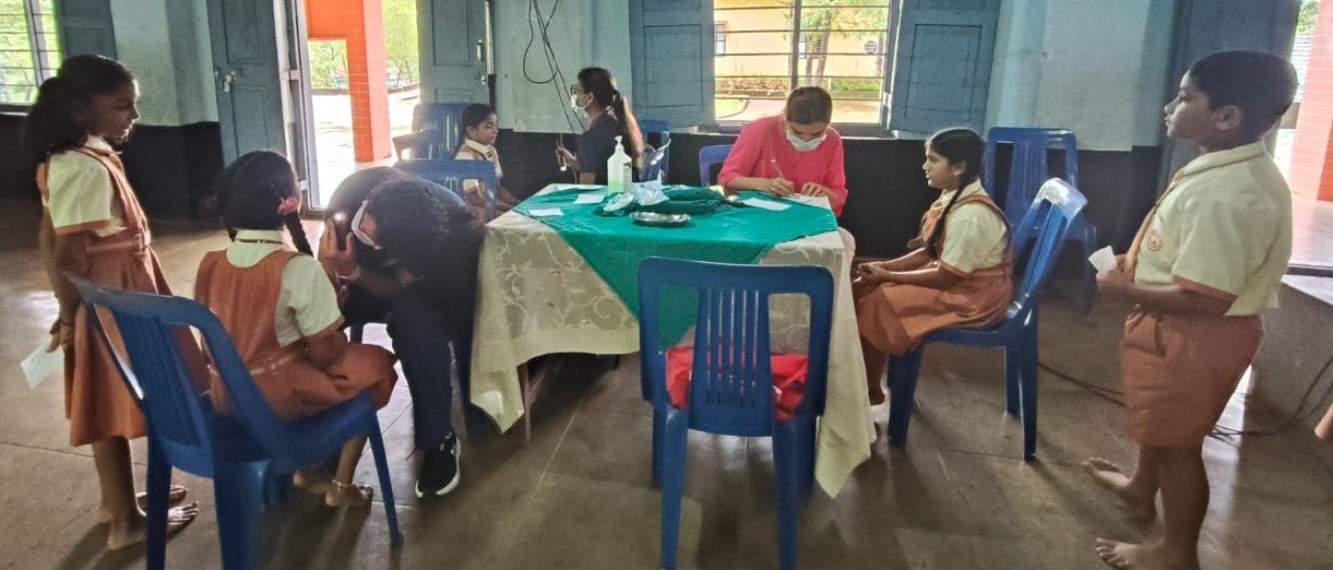Dental Awareness Program and Check-Up at Alevoor Poornaprajna Public School