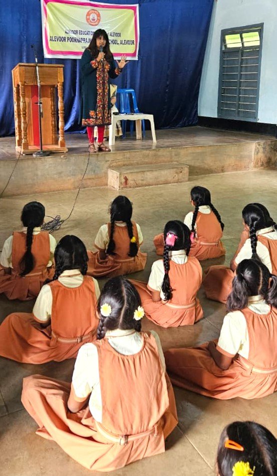 Life Skills Session at Alevoor Poornaprajna Public School, Alevoor