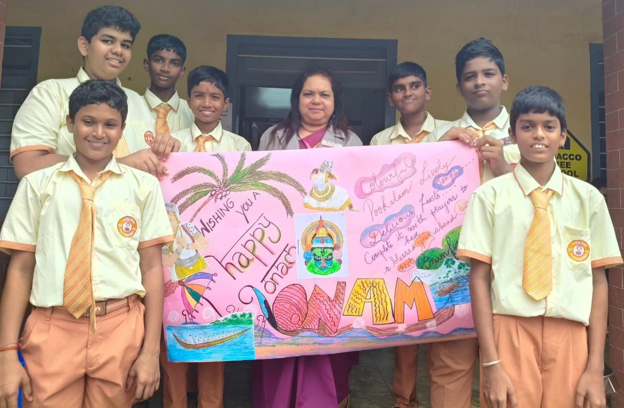Onam Celebration at Alevoor Poornaprajna Public School