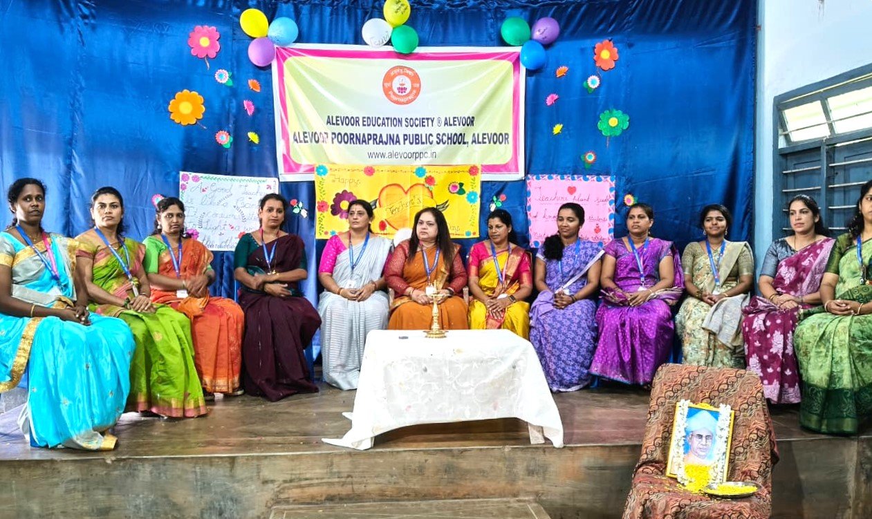 Teachers’ Day Celebration at Alevoor Poornaprajna Public School