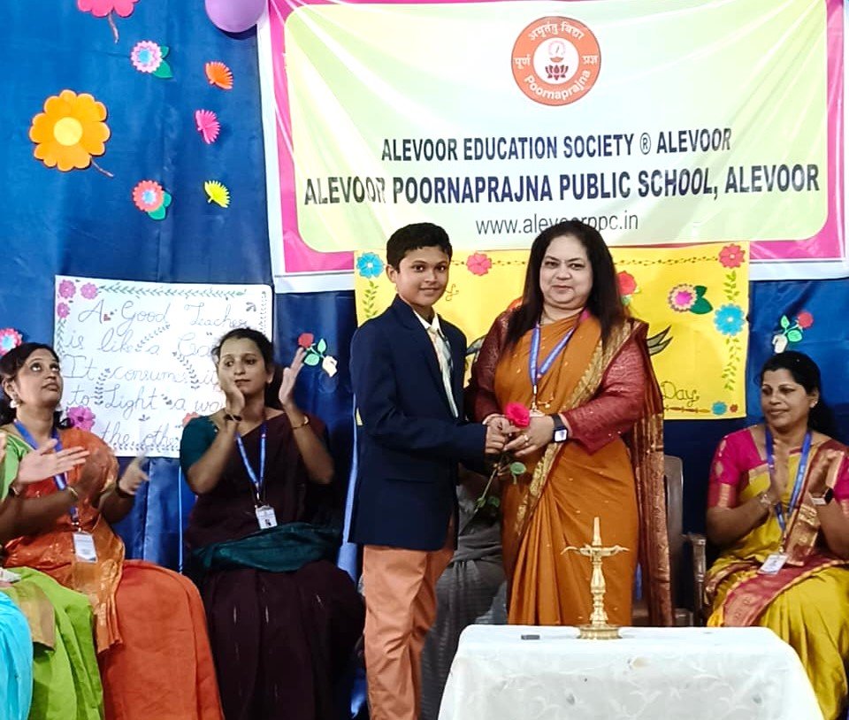Teachers’ Day Celebration at Alevoor Poornaprajna Public School