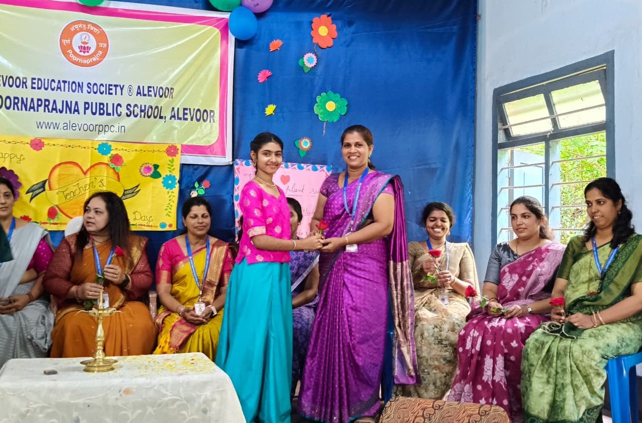 Teachers’ Day Celebration at Alevoor Poornaprajna Public School