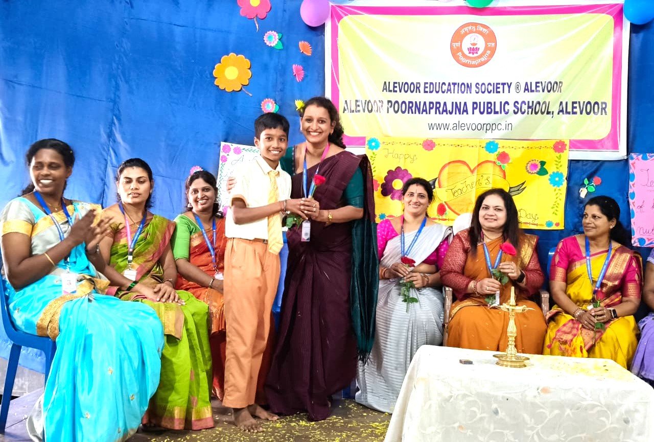 Teachers’ Day Celebration at Alevoor Poornaprajna Public School