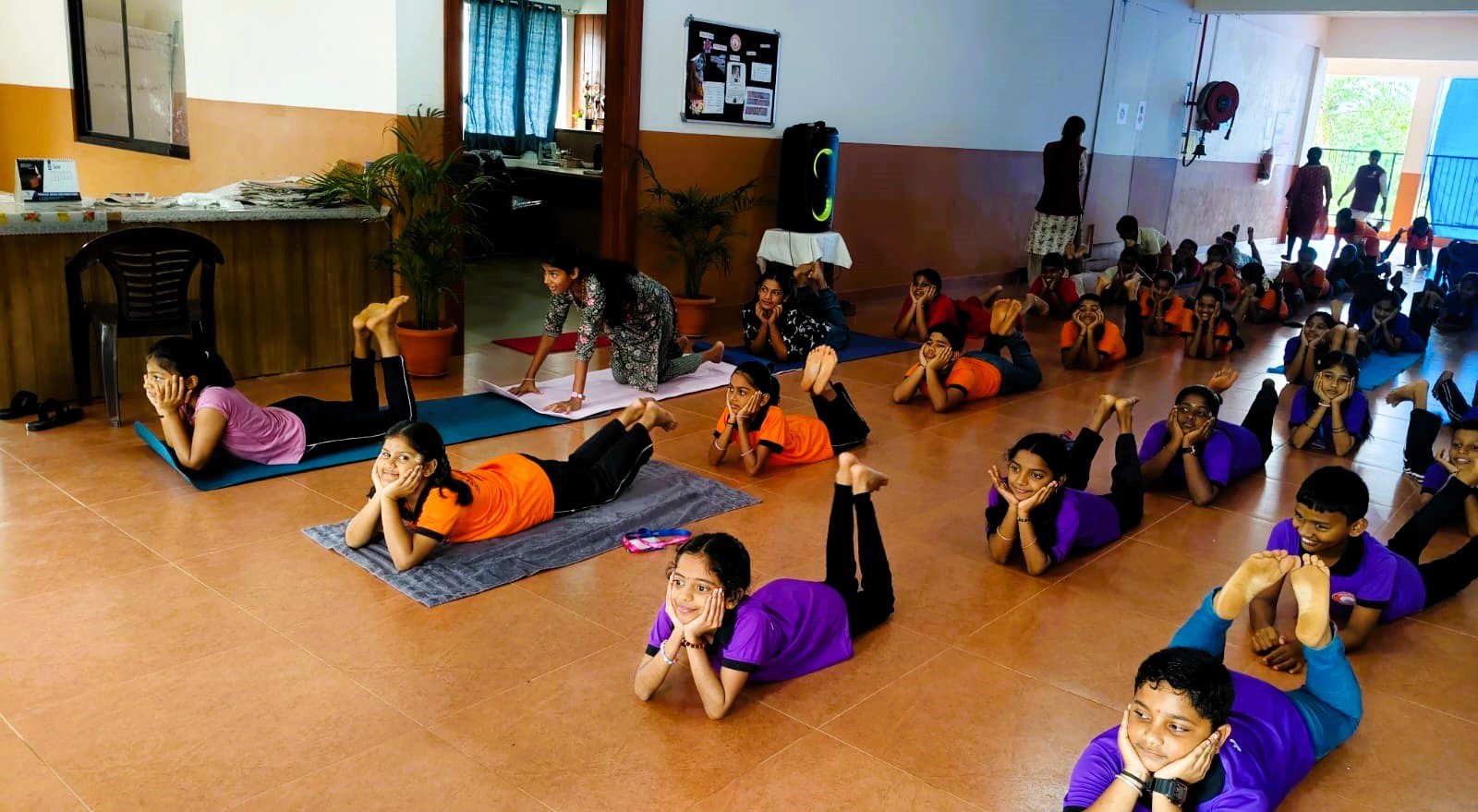 Yoga activity at APPS